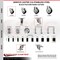 Service Caster 3 Inch 316SS Black Poly Swivel 1-7/8 Inch Expanding Stem Caster Set Brake SCC SCC-SS316EX20S314-PPUB-BLK-TLB-178-4 - alternate 3